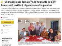 On mange quoi demain ? Les habitants de Leff Armor sont invit&eacute;s &agrave; r&eacute;pondre &agrave; cette question